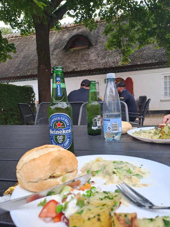 Staff and volunteers had a beautiful setting for breakfast and dinner meals, along with an ample supply of Heineken 0.0.