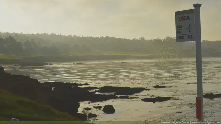 August: A sunrise at Pebble Beach