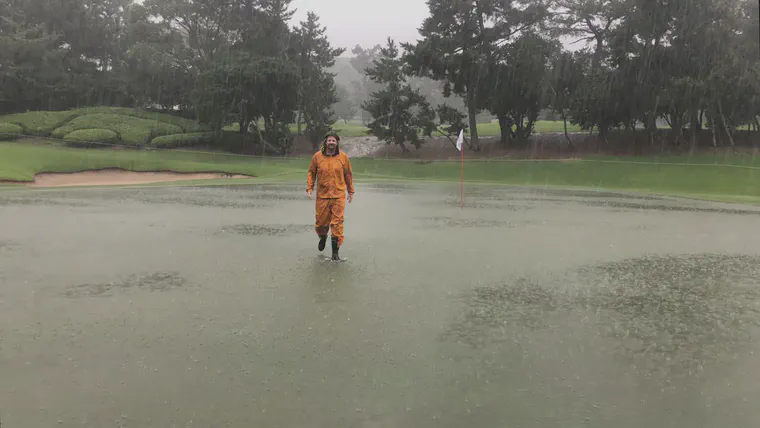 The 11th green at Keya GC on 27 August 2019.