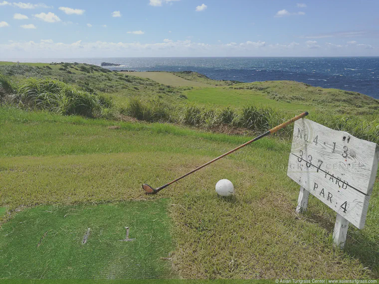 View from the tee on the 4th at Hirabaru GC in Nagasaki