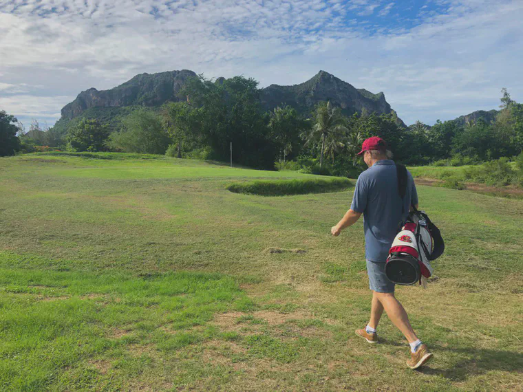 I could have been on a 4-wheeler, but I chose to walk instead.