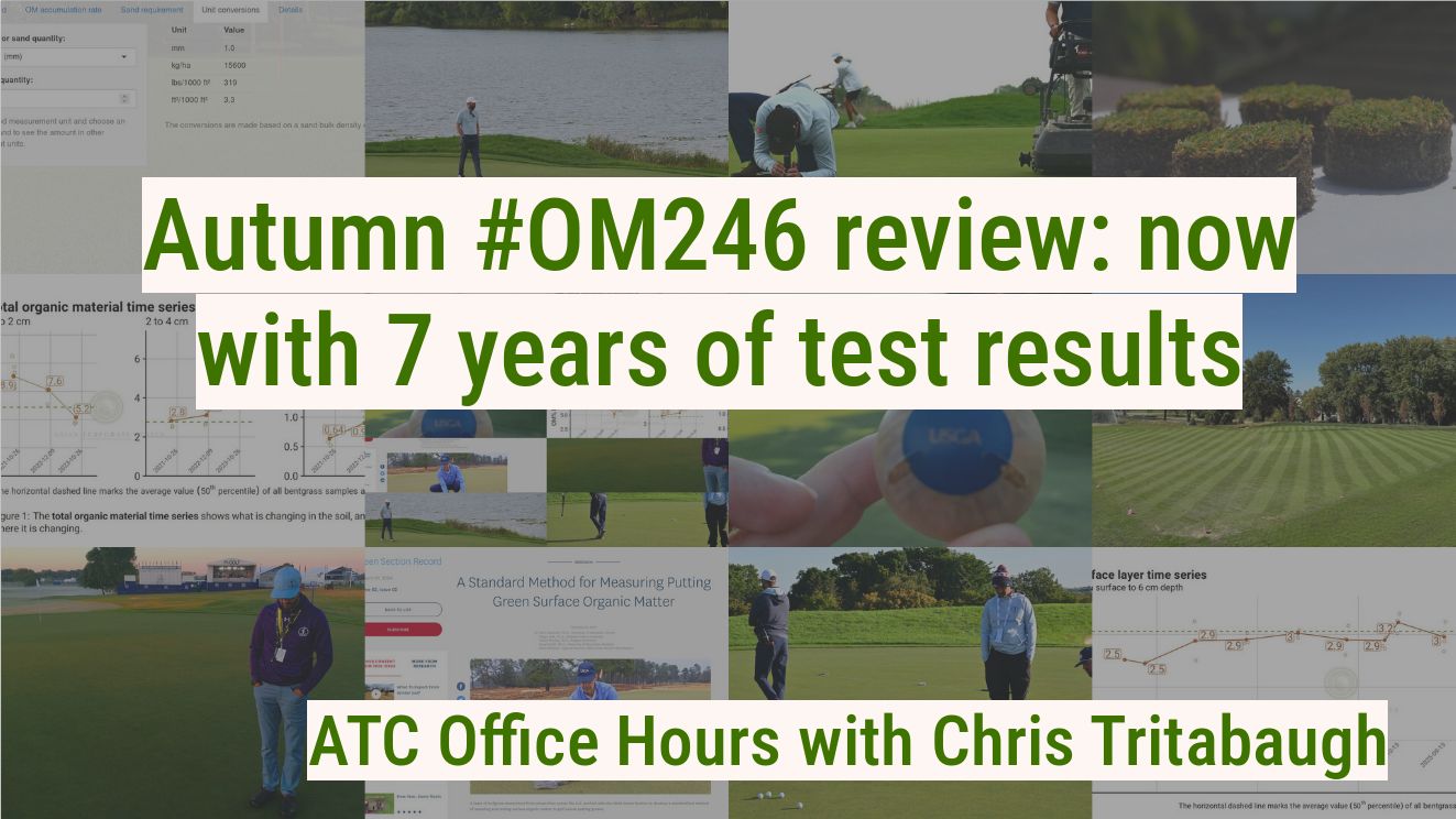 A seven year timeline of OM246