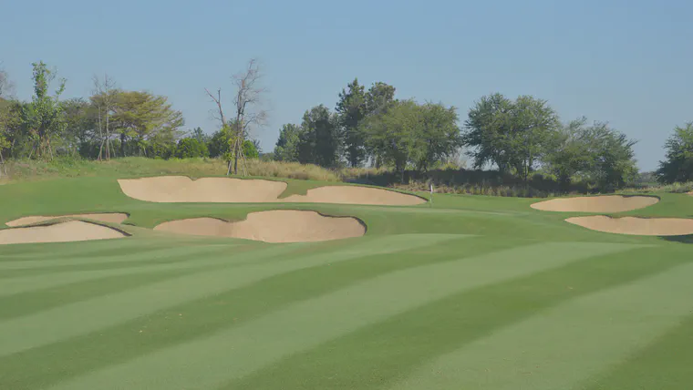 A view of the sixth hole at Nikanti GC near Bangkok.