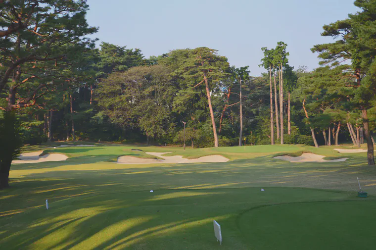 The short sixteenth on the East Course in 2012.
