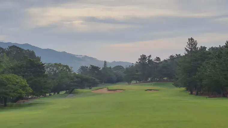 A morning view down the 10th hole at Keya Golf Club prior to the final round of the Landic Challenge 10 tournament.