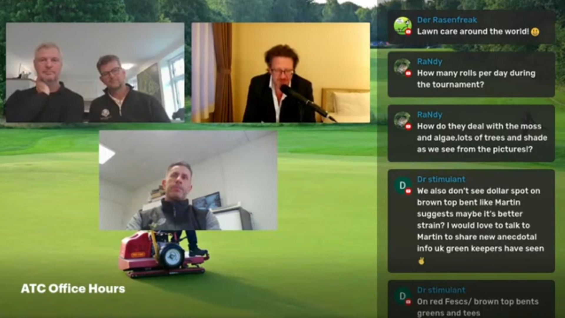 Office Hours about pesticide-free turf management