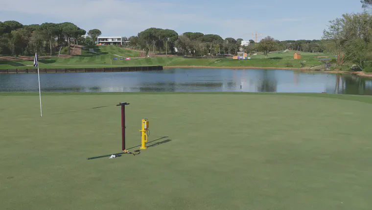 Measuring tools at PGA Catalunya.