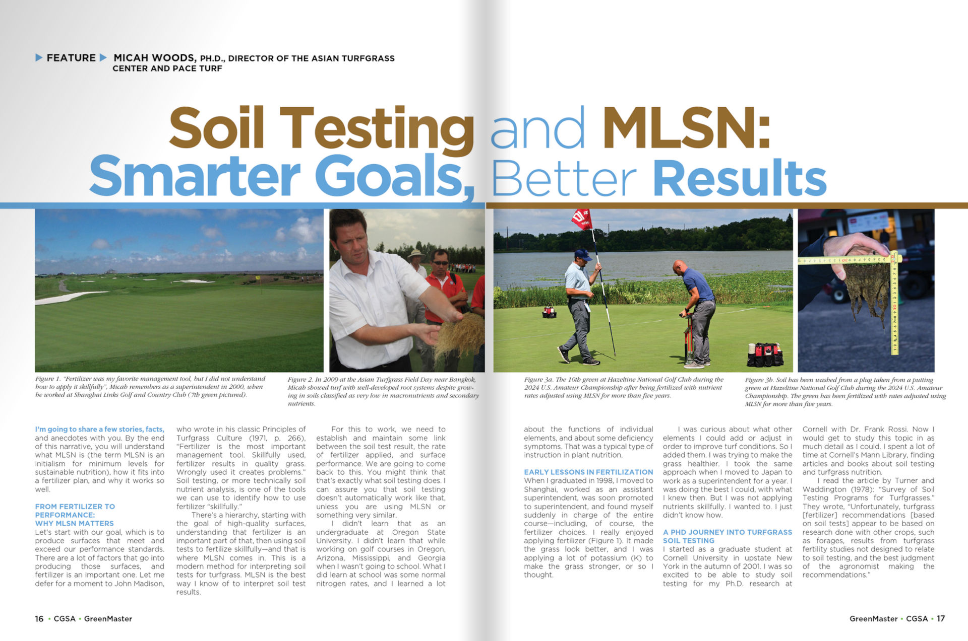 Soil testing and MLSN | Asian Turfgrass Center
