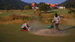 Sand topdressing to match grass growth